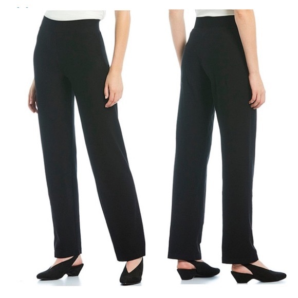 Eileen Fisher Straight Leg Essentials Pants - Picture 1 of 2